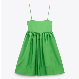COPY - 4 for $25 💚 Zara | contrasting voluminous dress | S